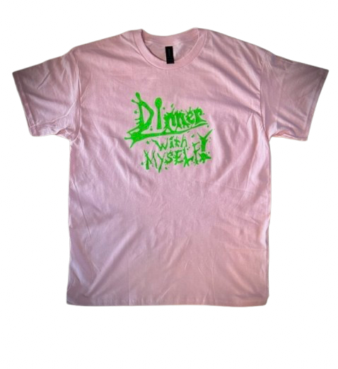 [LARGE SIZED] Light Pink & Green T-Shirt
