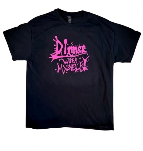 [LARGE SIZED] Black & Hot Pink T-Shirt